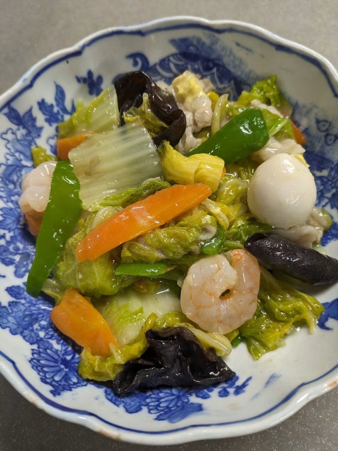 オレンジミニで八宝菜🥬