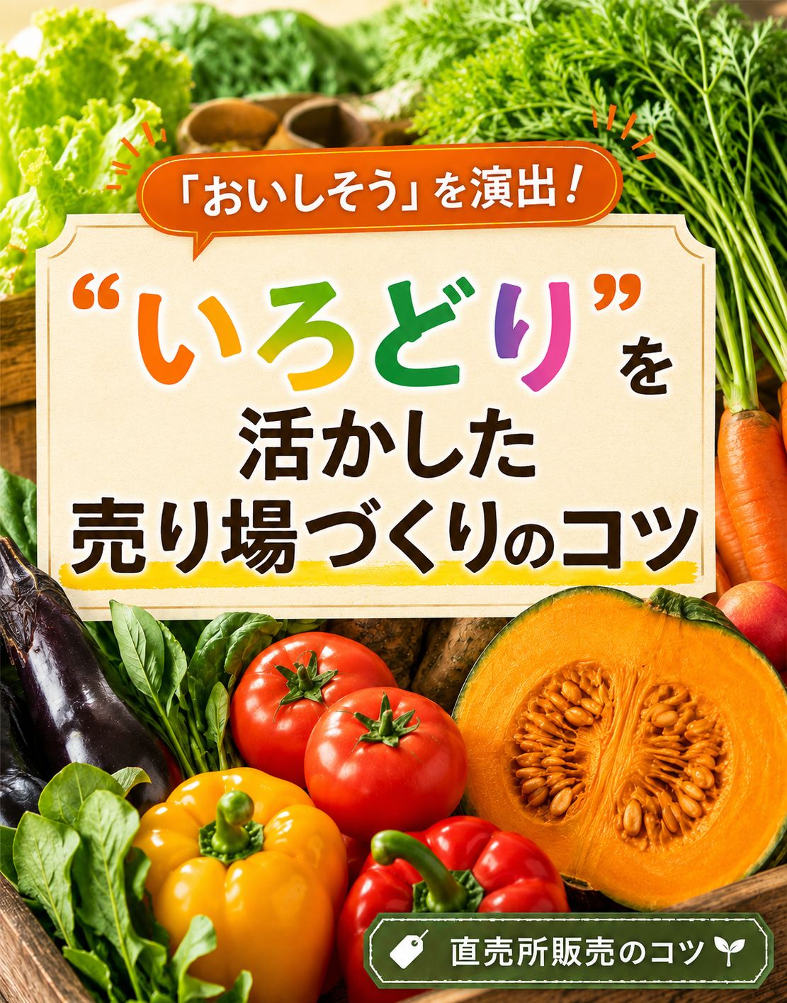 「おいしそう」を演出！”いろどり”を活かした売り場づくりのコツをご紹介の写真