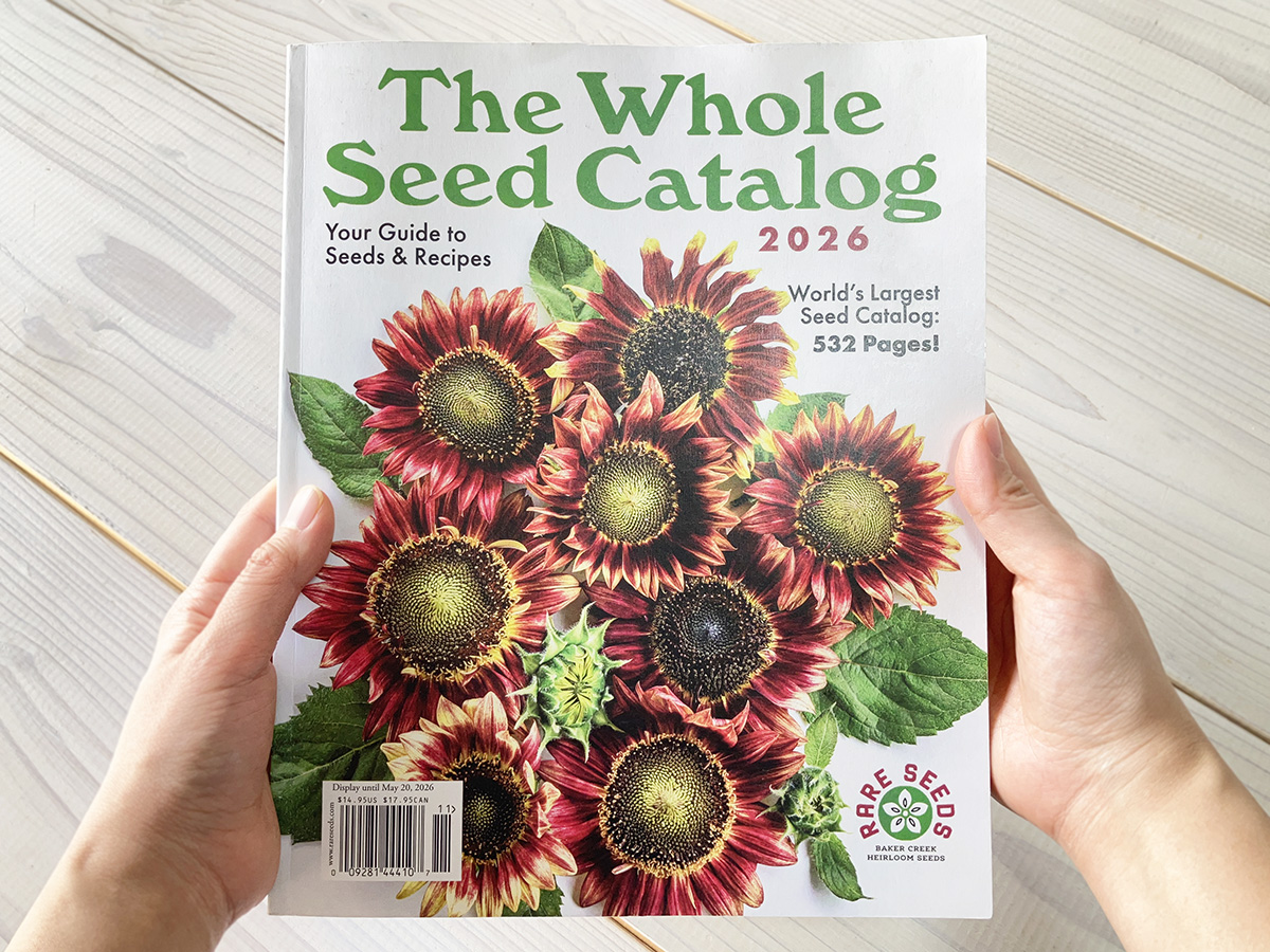 読み物として楽しめる、海外の種子カタログ『The Whole Seed Catalog 2026』取扱い開始のお知らせの写真