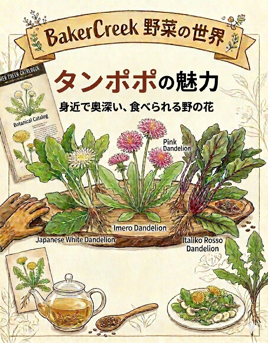 タンポポ|BakerCreek|野菜の世界の写真